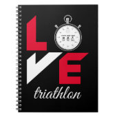 Carnet J'aime le triathlon (Devant)