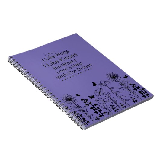 Carnet J'aime les câlins et les bisous (Côté Droit)