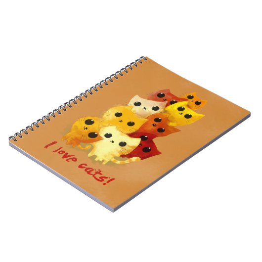 Carnet J'aime les chats (Côté gauche)