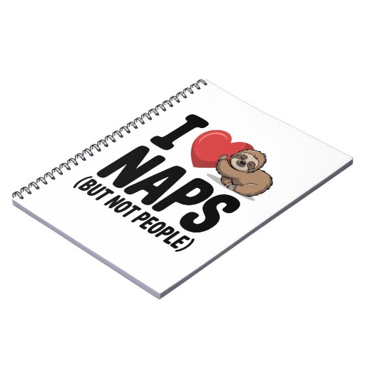 Carnet J'Aime Les Naps Mignonnes Soins (Côté gauche)