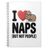 Carnet J'Aime Les Naps Mignonnes Soins (Devant)