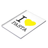 CARNET J'AIME LES PÂTES (Côté gauche)