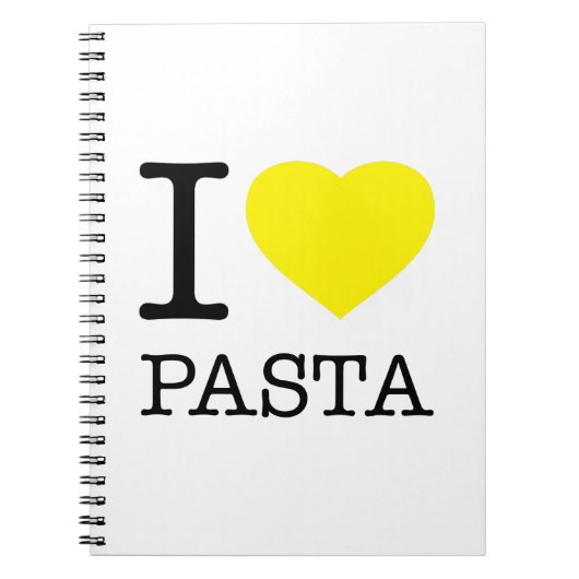 CARNET J'AIME LES PÂTES (Devant)