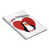 Carnet J'aime les pingouins (Côté Droit)