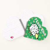 Carnet J'Aime L'Ewe. Drôle Mouton Image et message d'amou (Intérieur)