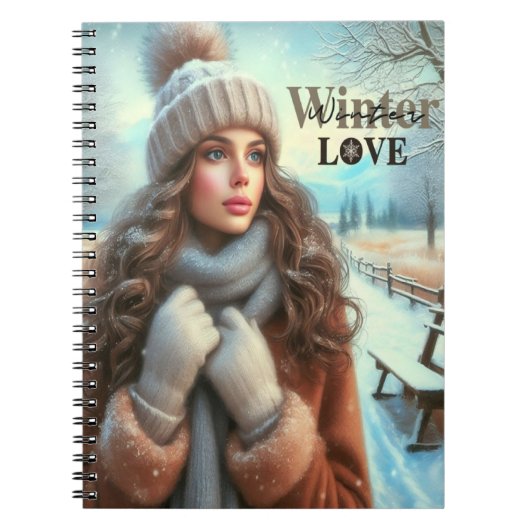 Carnet J'aime l'hiver (Devant)