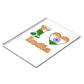 Carnet J'aime l'Inde (Côté gauche)
