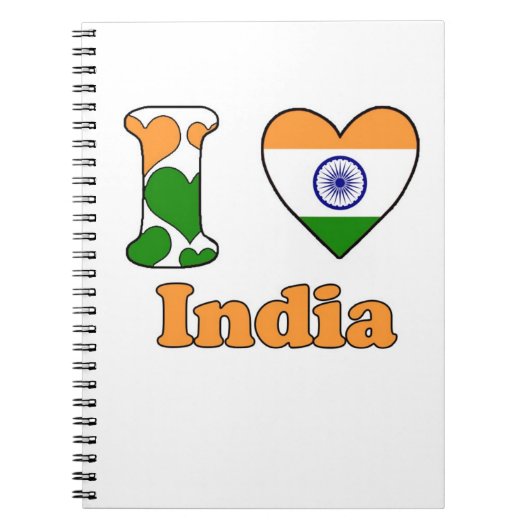 Carnet J'aime l'Inde (Devant)