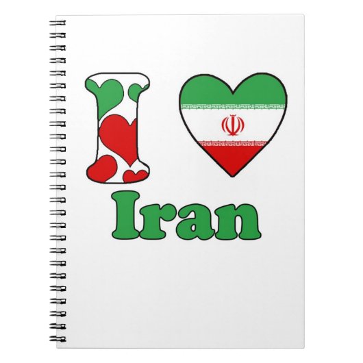 Carnet J'aime l'Iran (Devant)