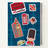 Carnet J'aime Londres (Dos)