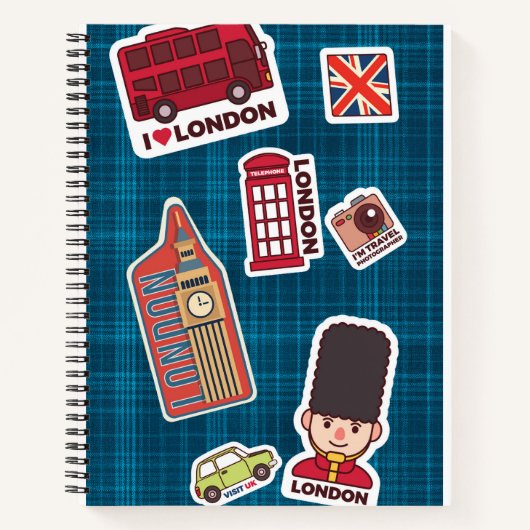 Carnet J'aime Londres (Devant)