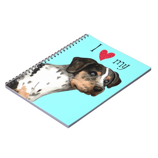 Carnet J'aime ma Catahoula (Côté gauche)