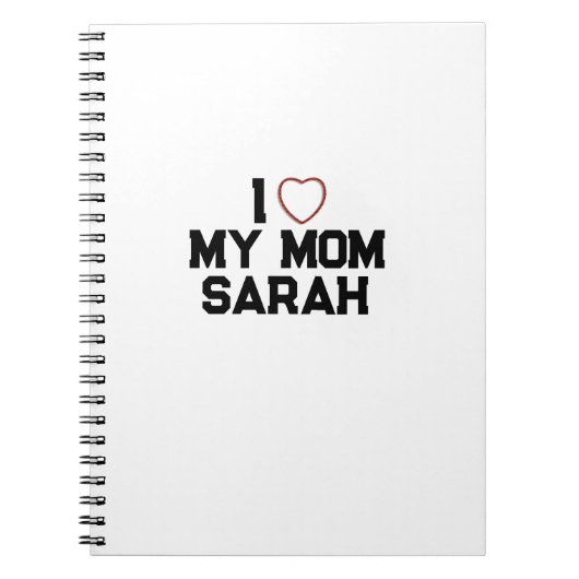 Carnet J'aime ma mère (Devant)