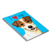 Carnet J'aime ma Parson Russell Terrier (Côté Droit)