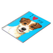 Carnet J'aime ma Parson Russell Terrier (Côté gauche)