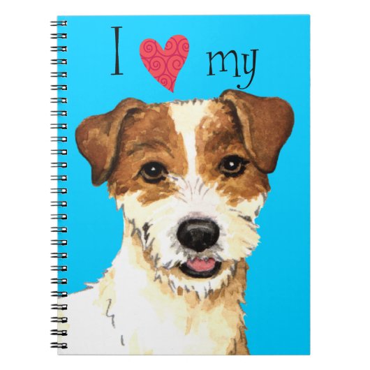 Carnet J'aime ma Parson Russell Terrier (Devant)