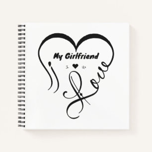 Carnet J'aime ma petite amie - J ♥ Nous