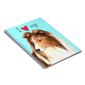 Carnet J'aime ma Sheltie (Côté Droit)