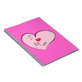 Carnet J'aime maman (Côté Droit)