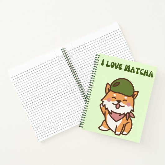 Carnet J'aime Matcha 🧇 🍵 🥫 (Intérieur)