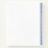 Carnet J'aime Math bleu et blanc (Dos)
