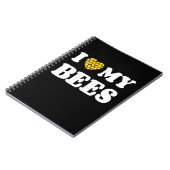 Carnet J'aime mes abeilles (Côté gauche)