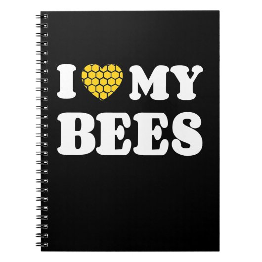 Carnet J'aime mes abeilles (Devant)
