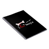 Carnet J'aime mon Beagle (Côté Droit)