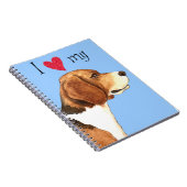 Carnet J'aime mon Beagle (Côté Droit)