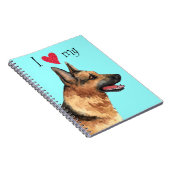 Carnet J'aime mon berger allemand (Côté Droit)