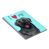 Carnet J'aime mon Black Lab (Côté Droit)
