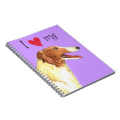 Carnet J'aime mon Borzoi (Côté Droit)