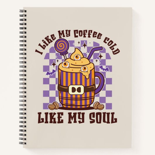 Carnet J'Aime Mon Café Froid (Devant)