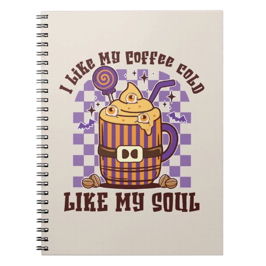Carnet J'Aime Mon Café Froid (Devant)