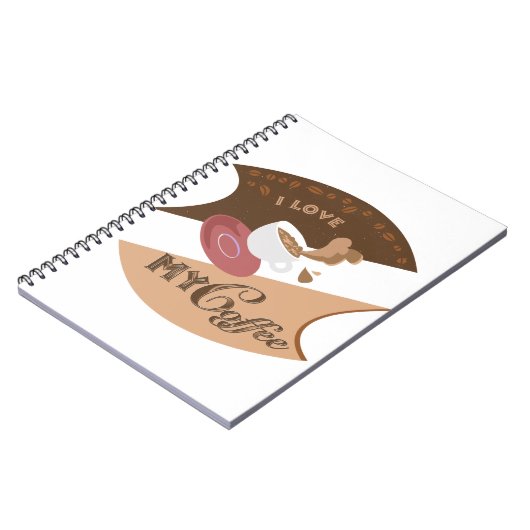 Carnet J'aime mon café Retro Java (Côté gauche)