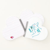 CARNET J'AIME MON CUTE AQUA PET CAT (Intérieur)