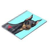 Carnet J'aime mon Doberman (Côté gauche)