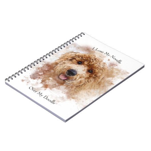 Carnet J'Aime Mon Doodle D'Or (Côté gauche)