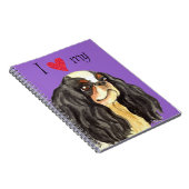 Carnet J'aime mon Français Toy Spaniel (Côté Droit)