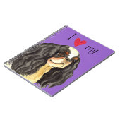 Carnet J'aime mon Français Toy Spaniel (Côté gauche)
