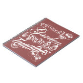 Carnet J'aime mon jardin (le texte blanc) (Côté gauche)