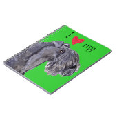 Carnet J'aime mon Kerry Blue Terrier (Côté gauche)