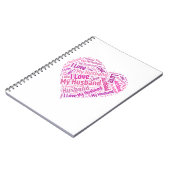 Carnet J'aime mon mari (Côté gauche)