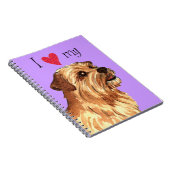 Carnet J'aime mon Norfolk Terrier (Côté Droit)