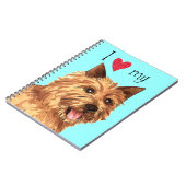 Carnet J'aime mon Norwich Terrier (Côté gauche)