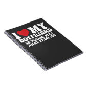 Carnet J'Aime Mon Petit-Ami Alors S'Il Vous Plaît Restez  (Côté Droit)