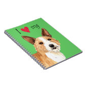 Carnet J'aime mon Podengo portugais Pequeno (Côté Droit)