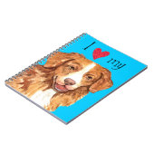 Carnet J'aime mon rouleau (Côté gauche)