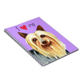 Carnet J'aime mon Silky Terrier (Côté Droit)