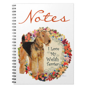 Carnet J'aime mon terrier gallois